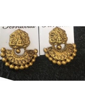 Handpainted Terracotta Jewellery – Ear rings Handpainted Terracotta Jewellery – Ear rings